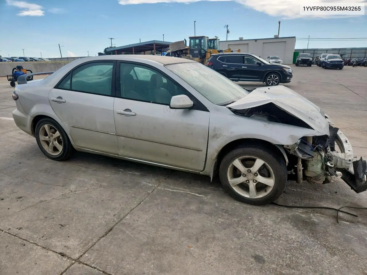 2005 Mazda 6 I VIN: 1YVFP80C955M43265 Lot: 62632025