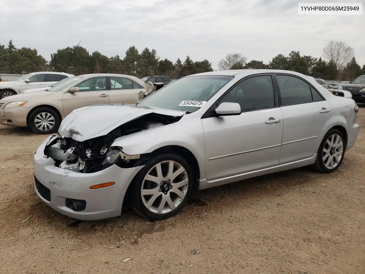 2006 Mazda 6 S VIN: 1YVHP80D065M25949 Lot: 53454375