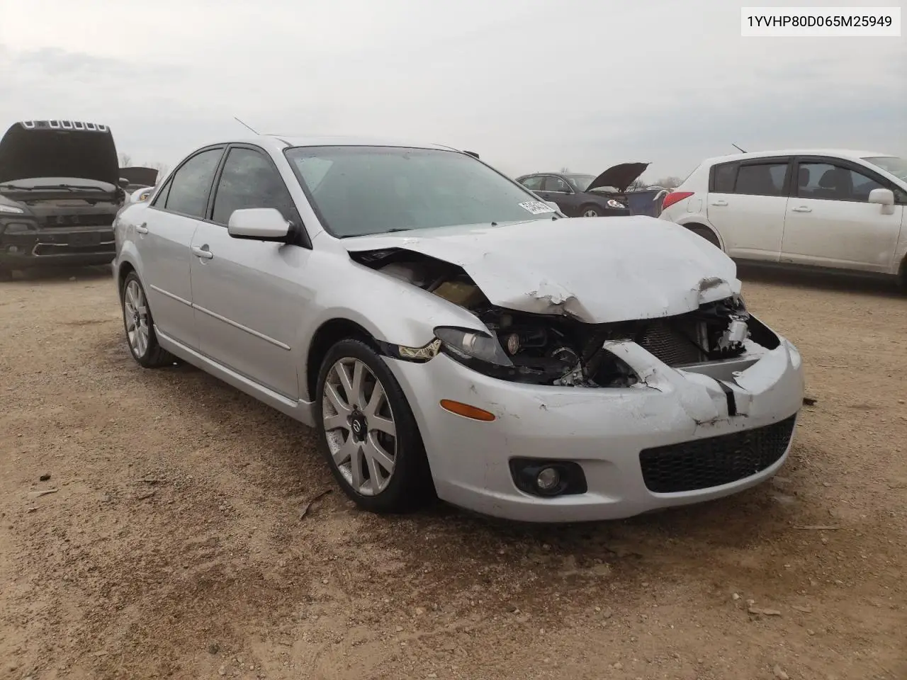 2006 Mazda 6 S VIN: 1YVHP80D065M25949 Lot: 53454375