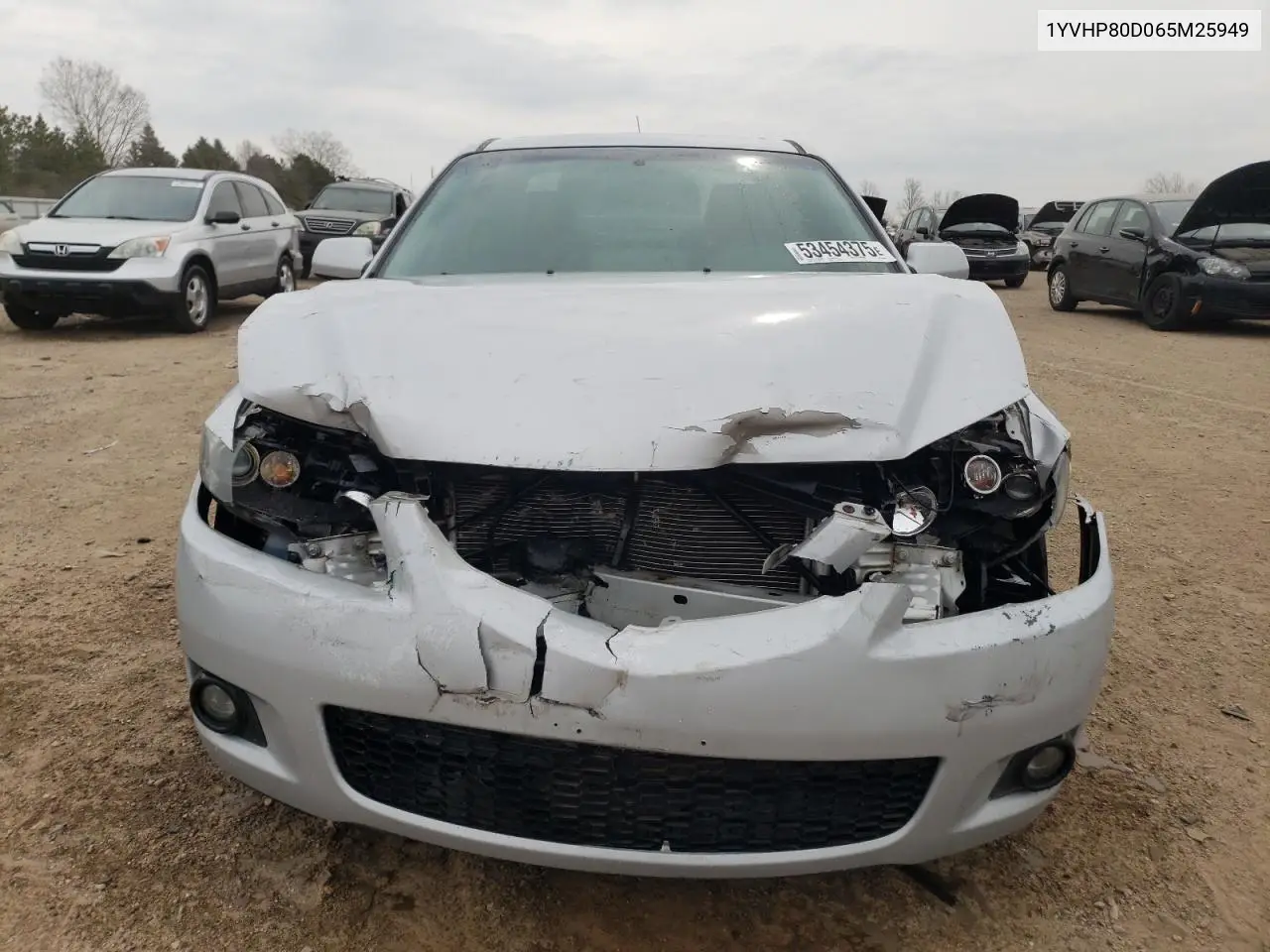 2006 Mazda 6 S VIN: 1YVHP80D065M25949 Lot: 53454375