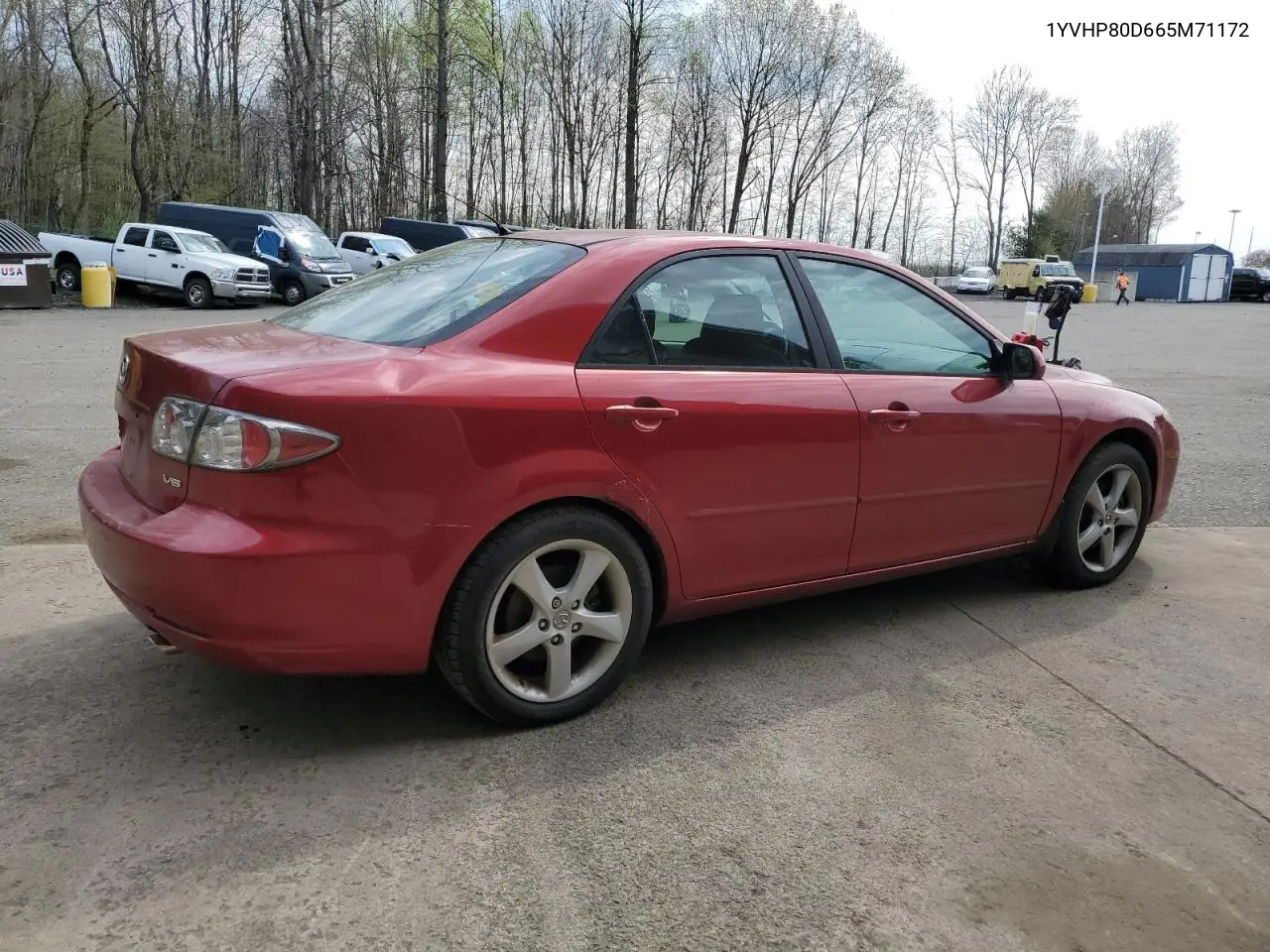 2006 Mazda 6 S VIN: 1YVHP80D665M71172 Lot: 54626835