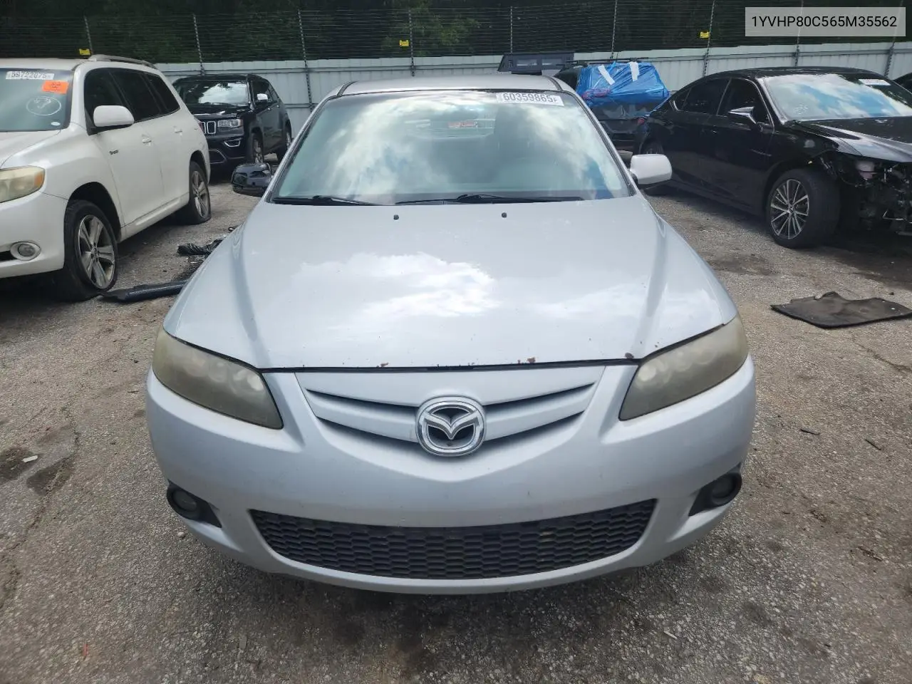 2006 Mazda 6 I VIN: 1YVHP80C565M35562 Lot: 60359865