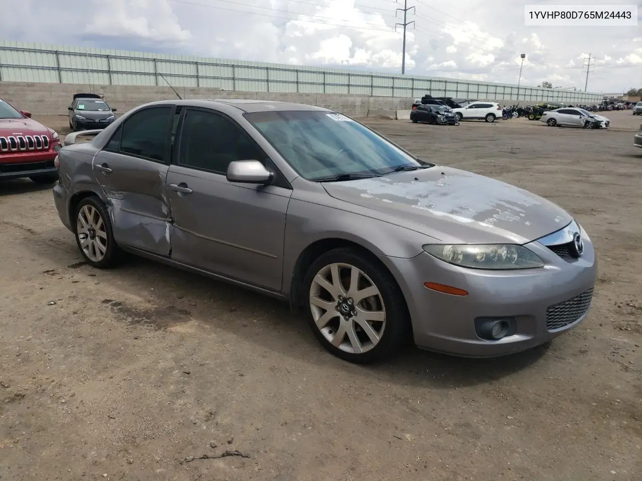 2006 Mazda 6 S VIN: 1YVHP80D765M24443 Lot: 60497745