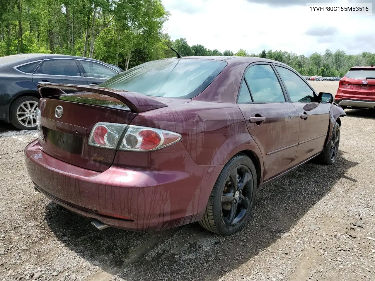 2006 Mazda 6 I VIN: 1YVFP80C165M53516 Lot: 61102185