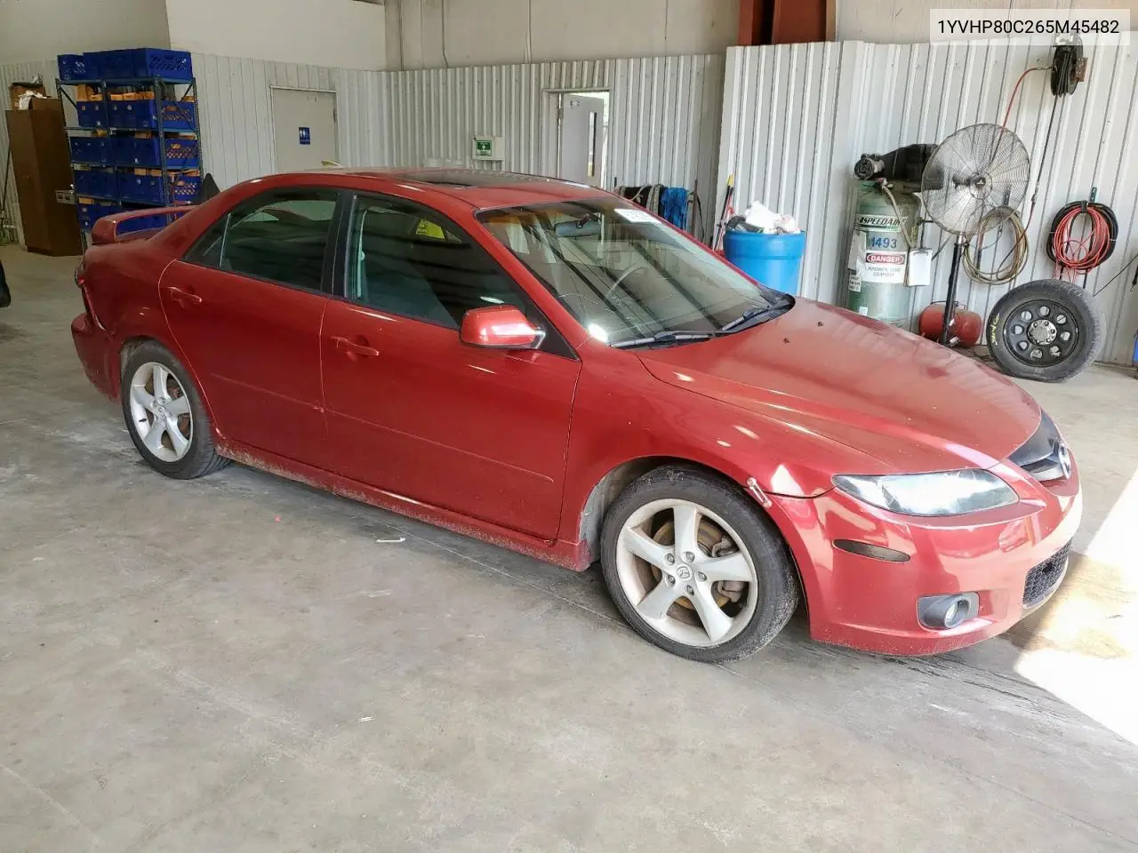 2006 Mazda 6 I VIN: 1YVHP80C265M45482 Lot: 61432895