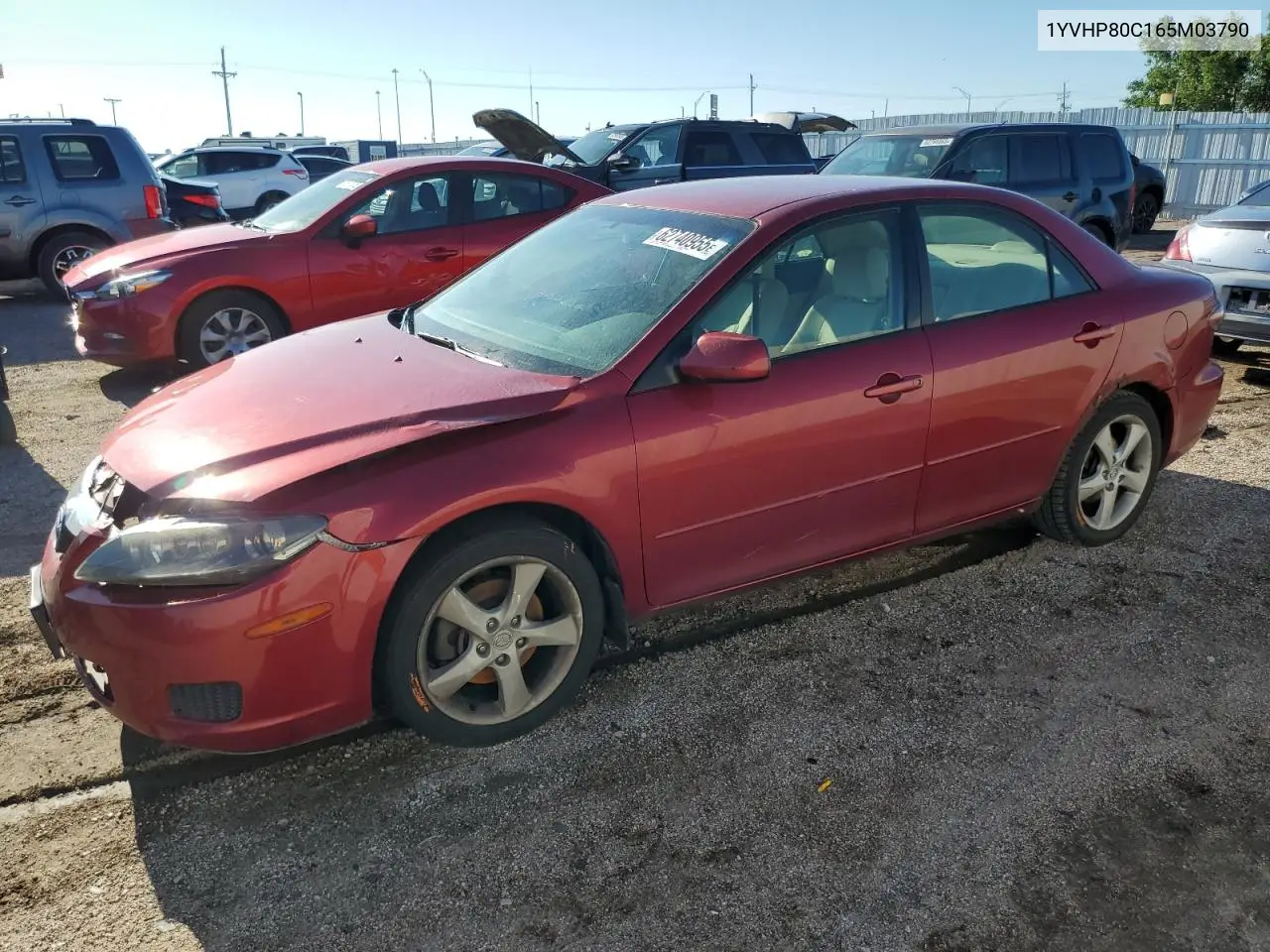 2006 Mazda 6 I VIN: 1YVHP80C165M03790 Lot: 62740955