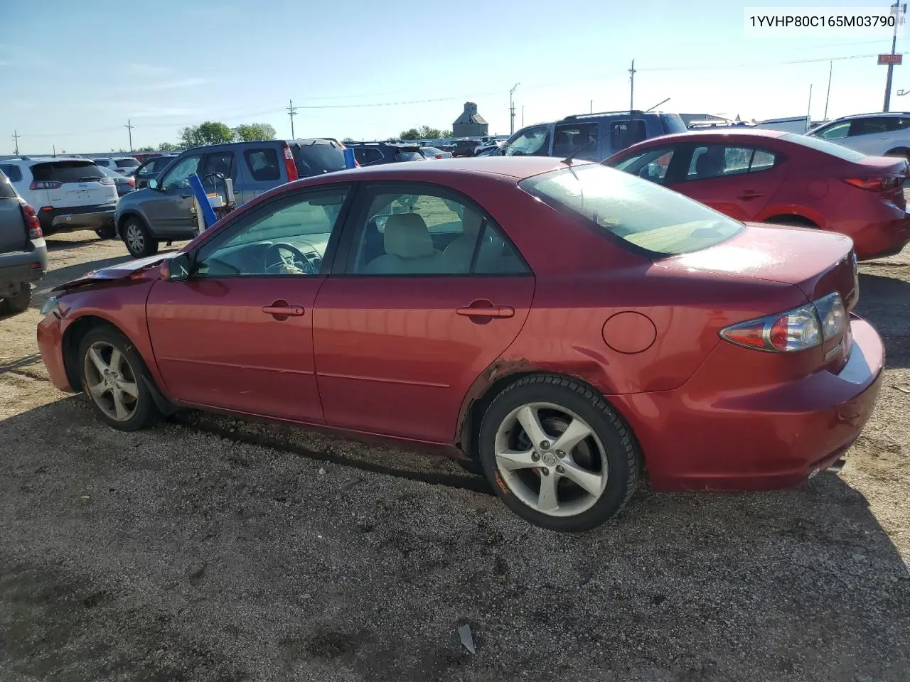 2006 Mazda 6 I VIN: 1YVHP80C165M03790 Lot: 62740955