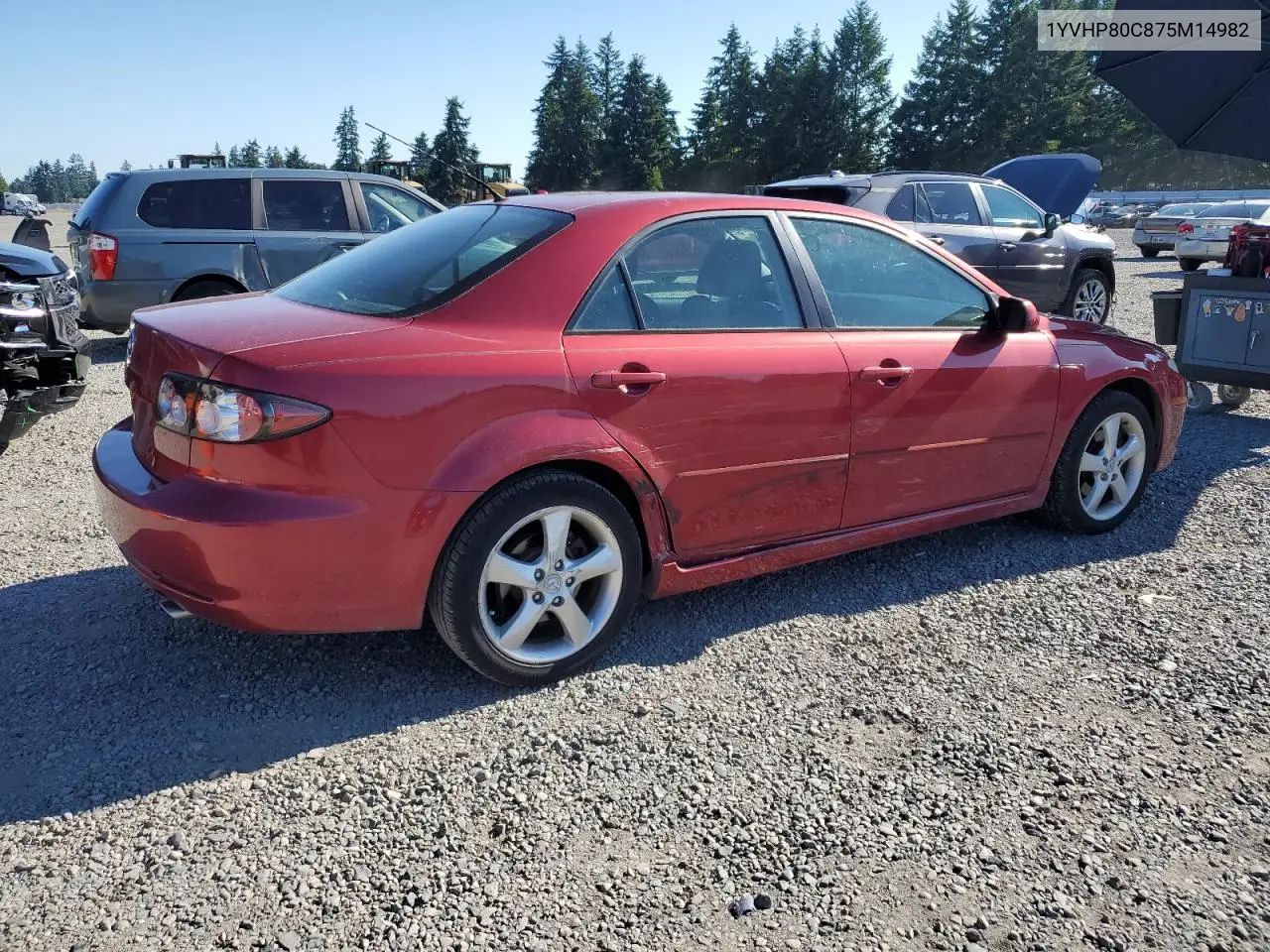 2007 Mazda 6 I VIN: 1YVHP80C875M14982 Lot: 62884835