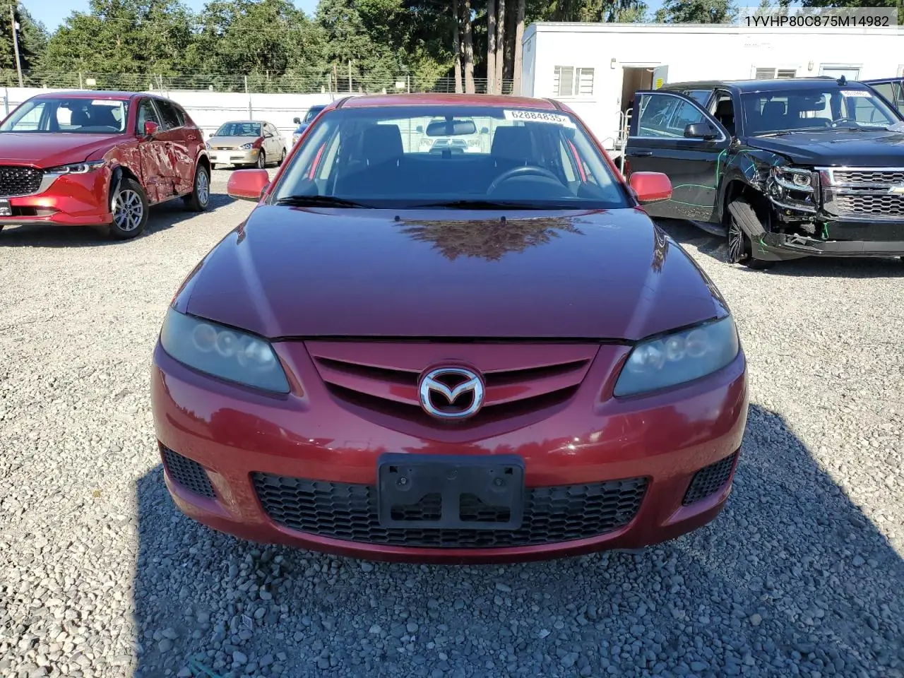2007 Mazda 6 I VIN: 1YVHP80C875M14982 Lot: 62884835