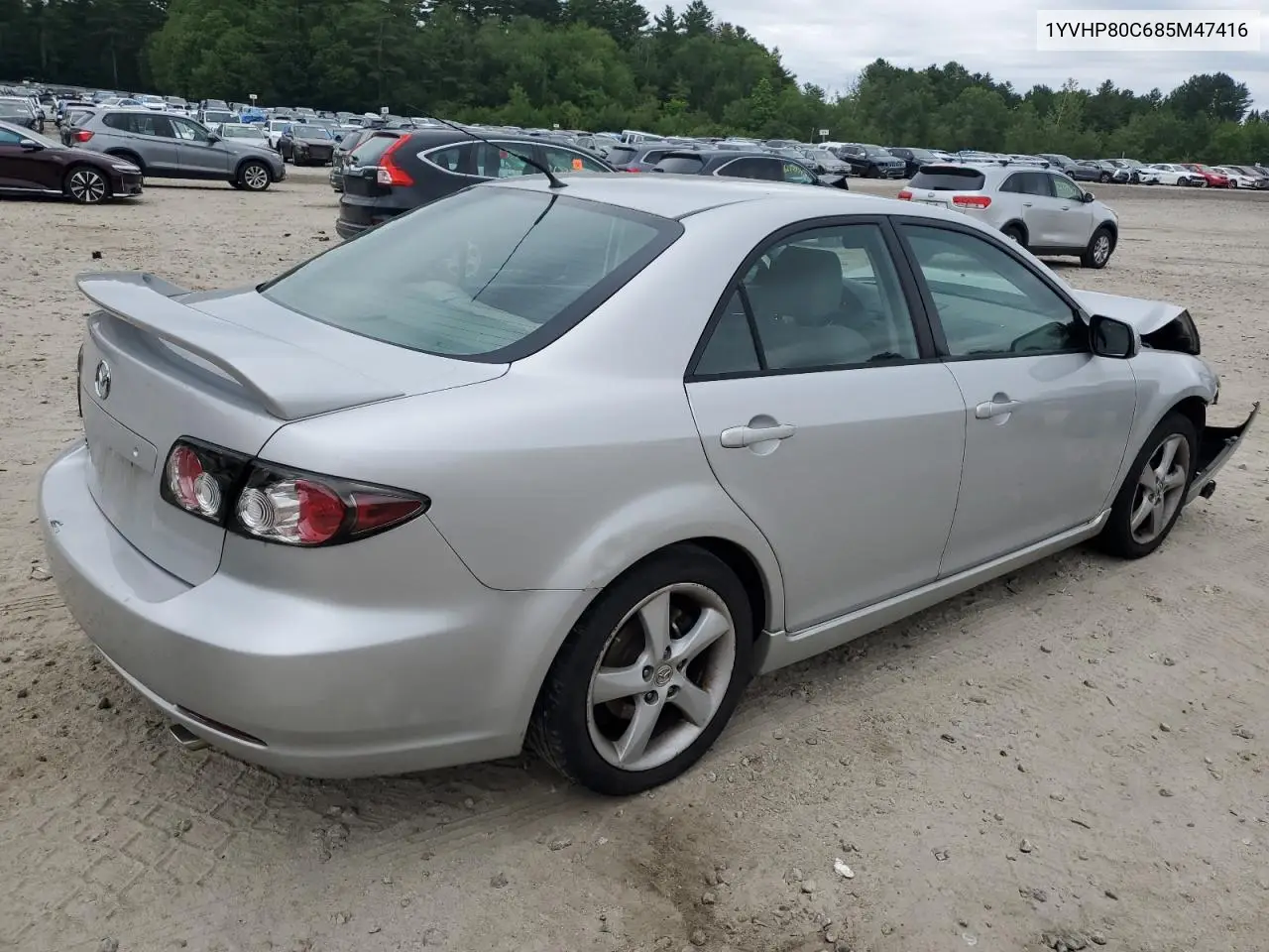 2008 Mazda 6 I VIN: 1YVHP80C685M47416 Lot: 60825795