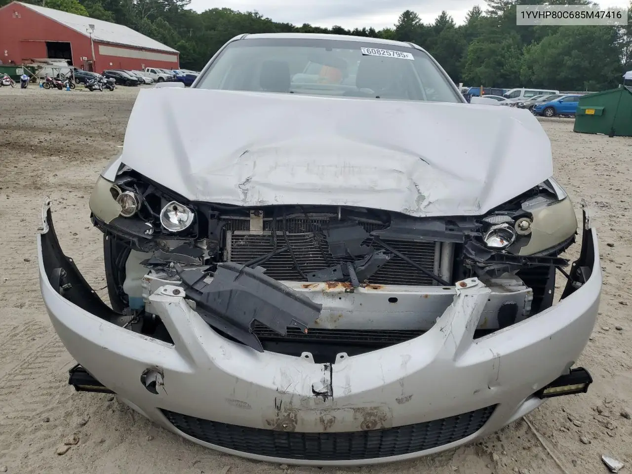 2008 Mazda 6 I VIN: 1YVHP80C685M47416 Lot: 60825795