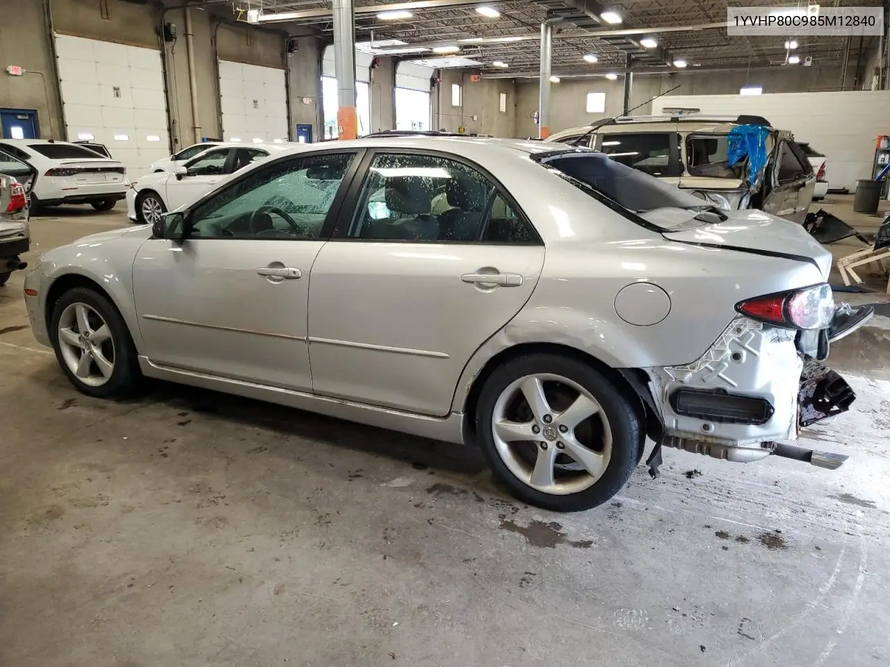 2008 Mazda 6 I VIN: 1YVHP80C985M12840 Lot: 62431815