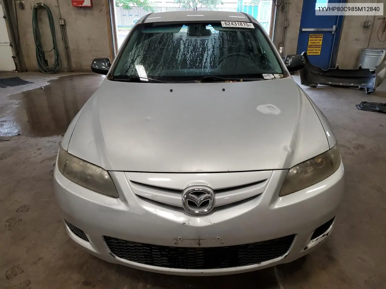 2008 Mazda 6 I VIN: 1YVHP80C985M12840 Lot: 62431815