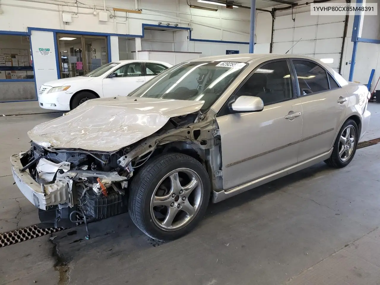2008 Mazda 6 I VIN: 1YVHP80CX85M48391 Lot: 62925555
