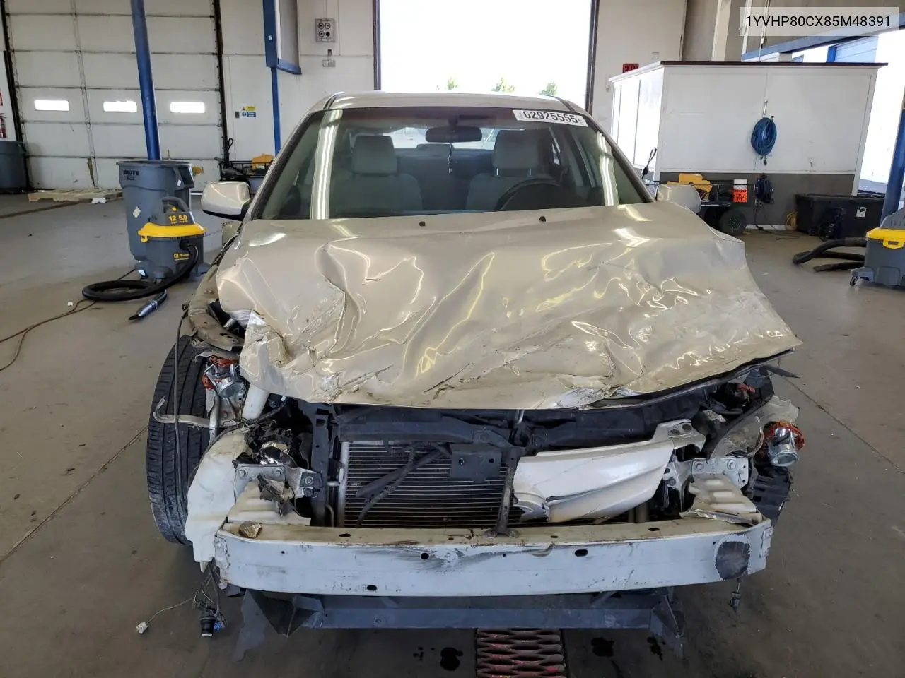 2008 Mazda 6 I VIN: 1YVHP80CX85M48391 Lot: 62925555