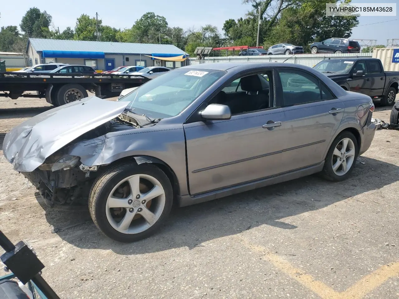 2008 Mazda 6 I VIN: 1YVHP80C185M43628 Lot: 68516324