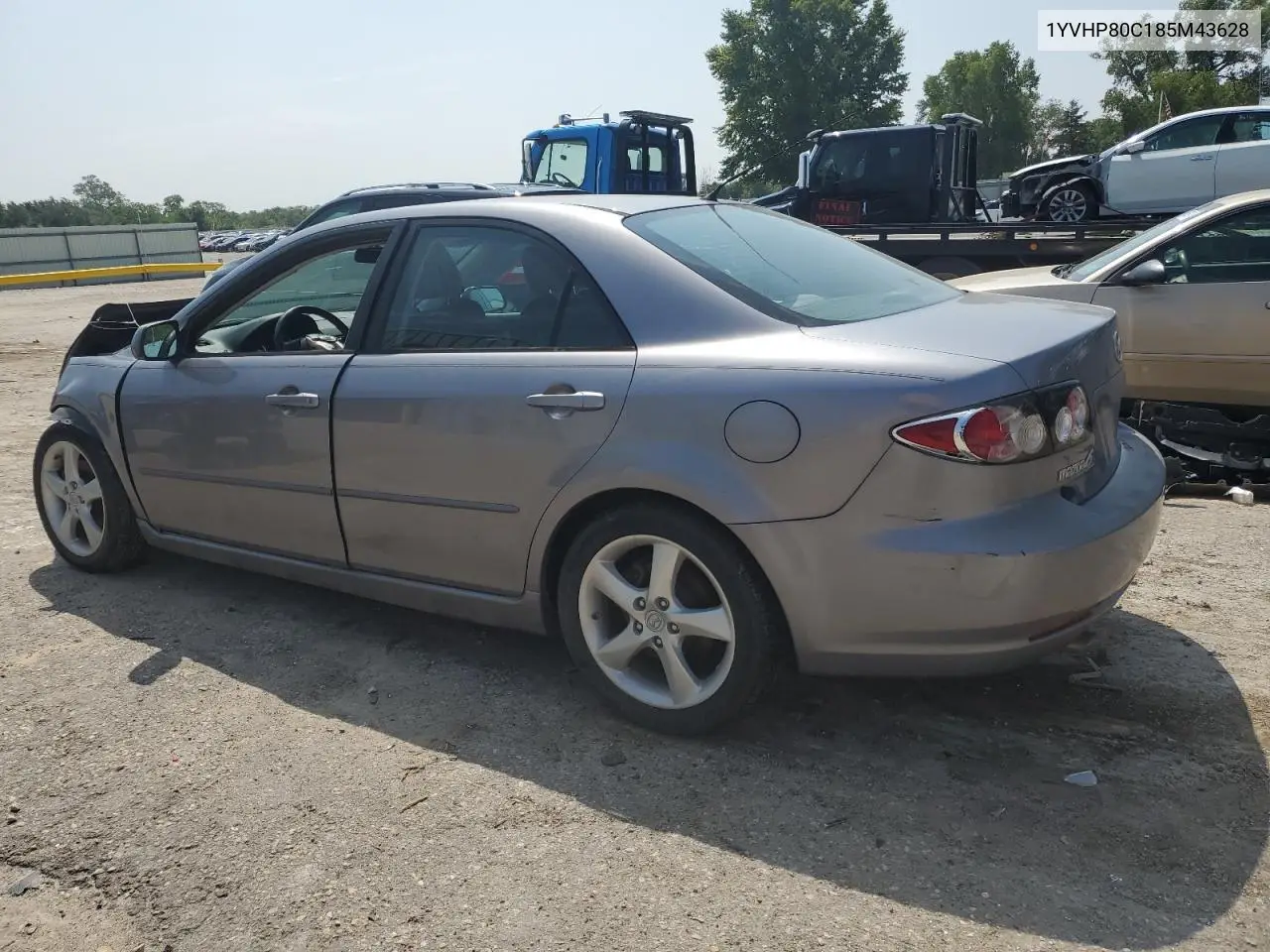 2008 Mazda 6 I VIN: 1YVHP80C185M43628 Lot: 68516324