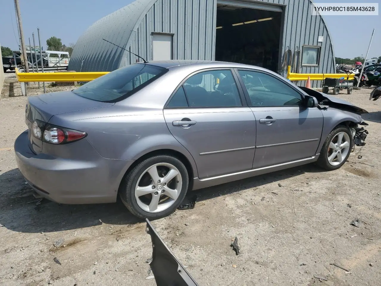 2008 Mazda 6 I VIN: 1YVHP80C185M43628 Lot: 68516324