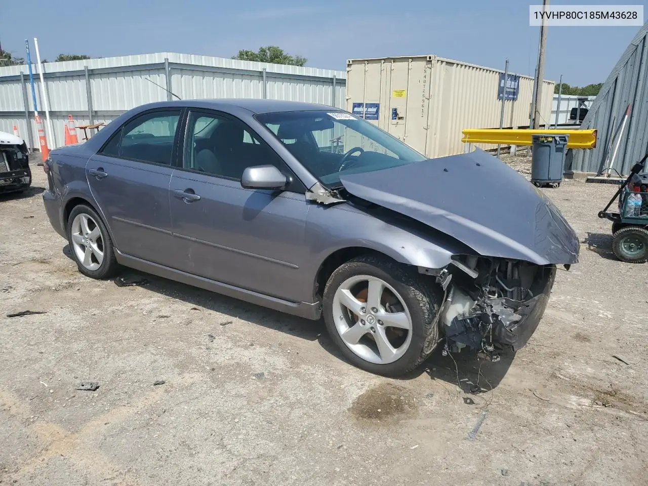 2008 Mazda 6 I VIN: 1YVHP80C185M43628 Lot: 68516324