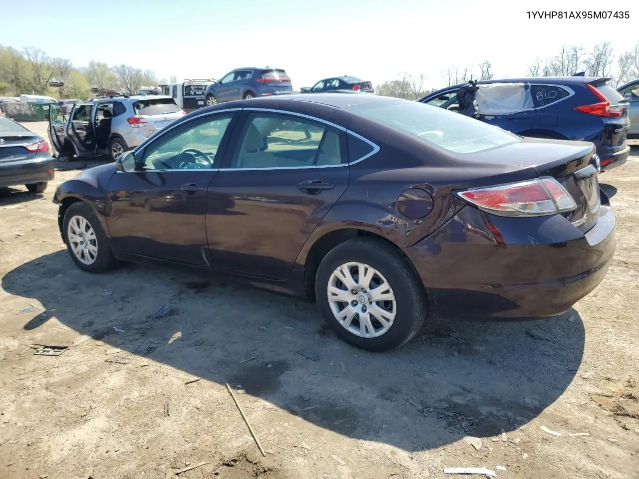 2009 Mazda 6 I VIN: 1YVHP81AX95M07435 Lot: 52069035
