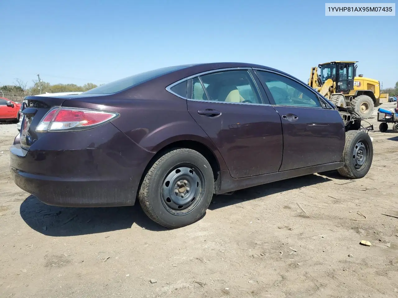 2009 Mazda 6 I VIN: 1YVHP81AX95M07435 Lot: 52069035