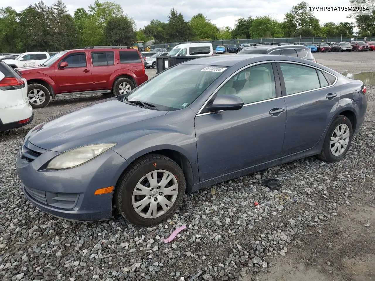 2009 Mazda 6 I VIN: 1YVHP81A195M29954 Lot: 55700805