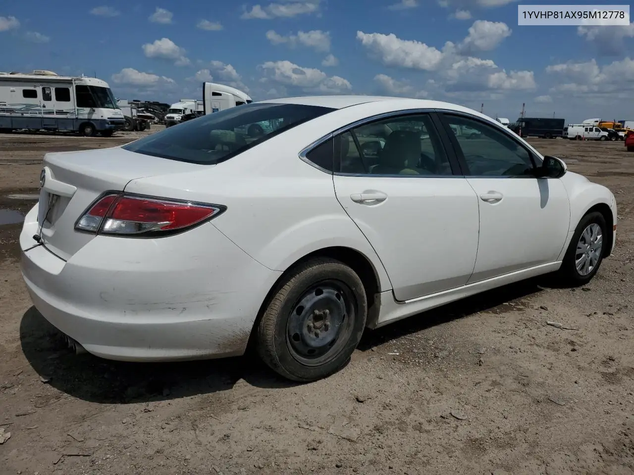 2009 Mazda 6 I VIN: 1YVHP81AX95M12778 Lot: 55851375