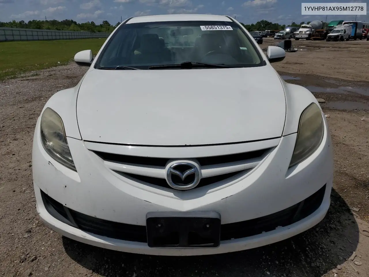 2009 Mazda 6 I VIN: 1YVHP81AX95M12778 Lot: 55851375