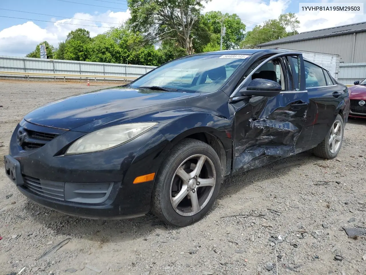 2009 Mazda 6 I VIN: 1YVHP81A195M29503 Lot: 56408745