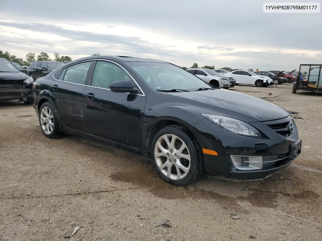 2009 Mazda 6 S VIN: 1YVHP82B795M01177 Lot: 61692535