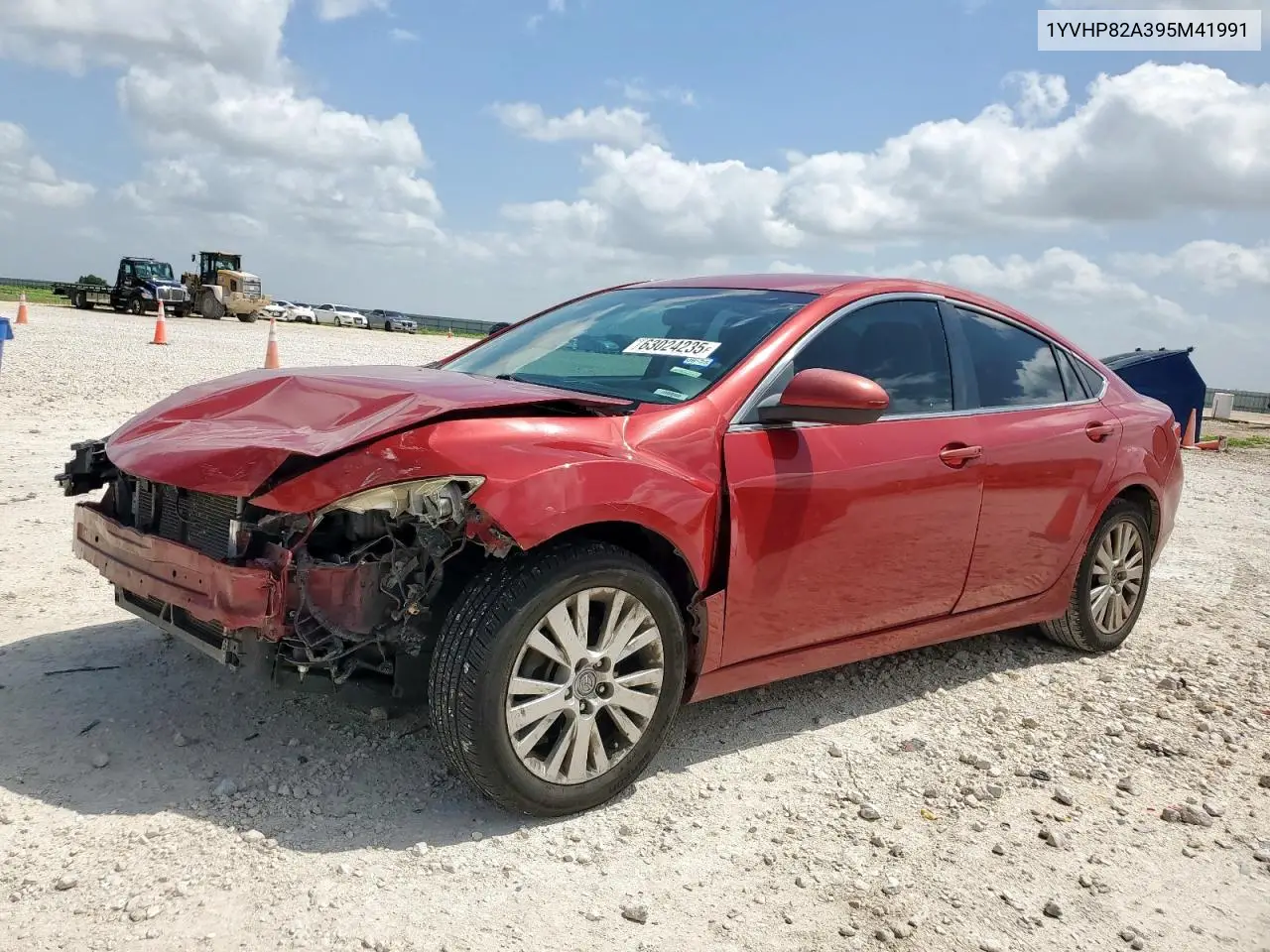 2009 Mazda 6 I VIN: 1YVHP82A395M41991 Lot: 63024235