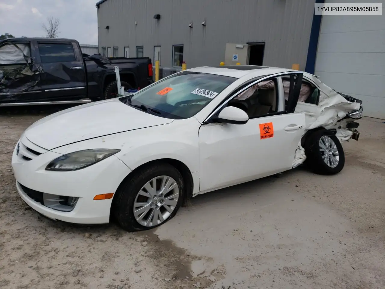 2009 Mazda 6 I VIN: 1YVHP82A895M05858 Lot: 67690504