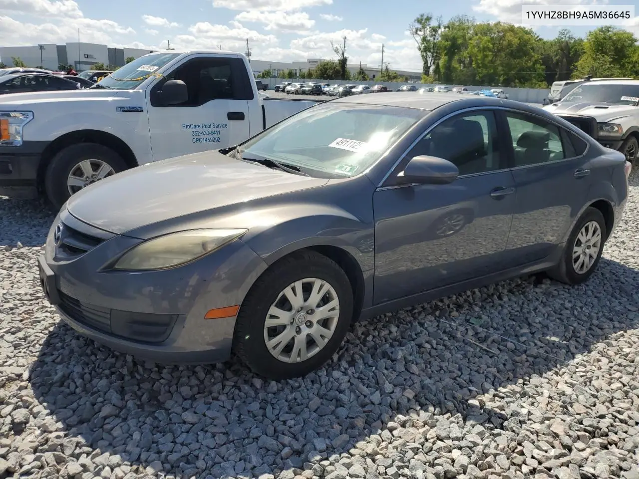 2010 Mazda 6 I VIN: 1YVHZ8BH9A5M36645 Lot: 49111295