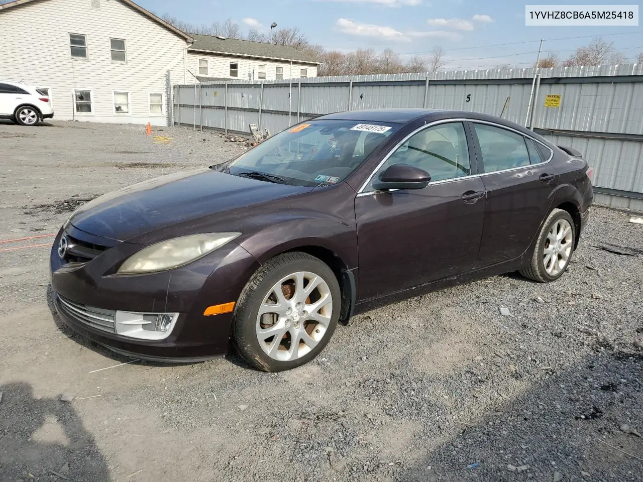 2010 Mazda 6 S VIN: 1YVHZ8CB6A5M25418 Lot: 49145175