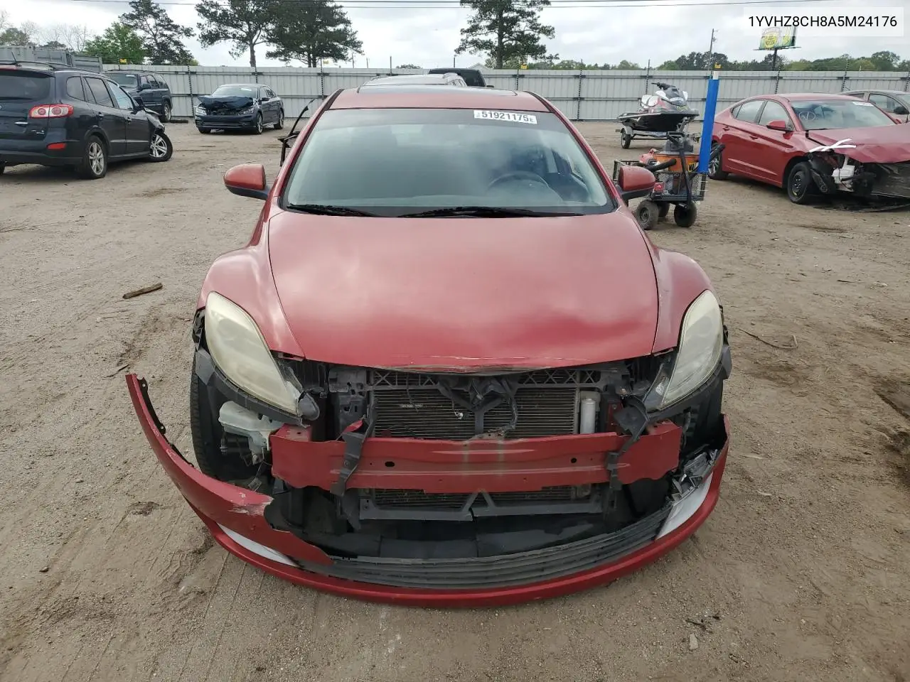 2010 Mazda 6 I VIN: 1YVHZ8CH8A5M24176 Lot: 51921175