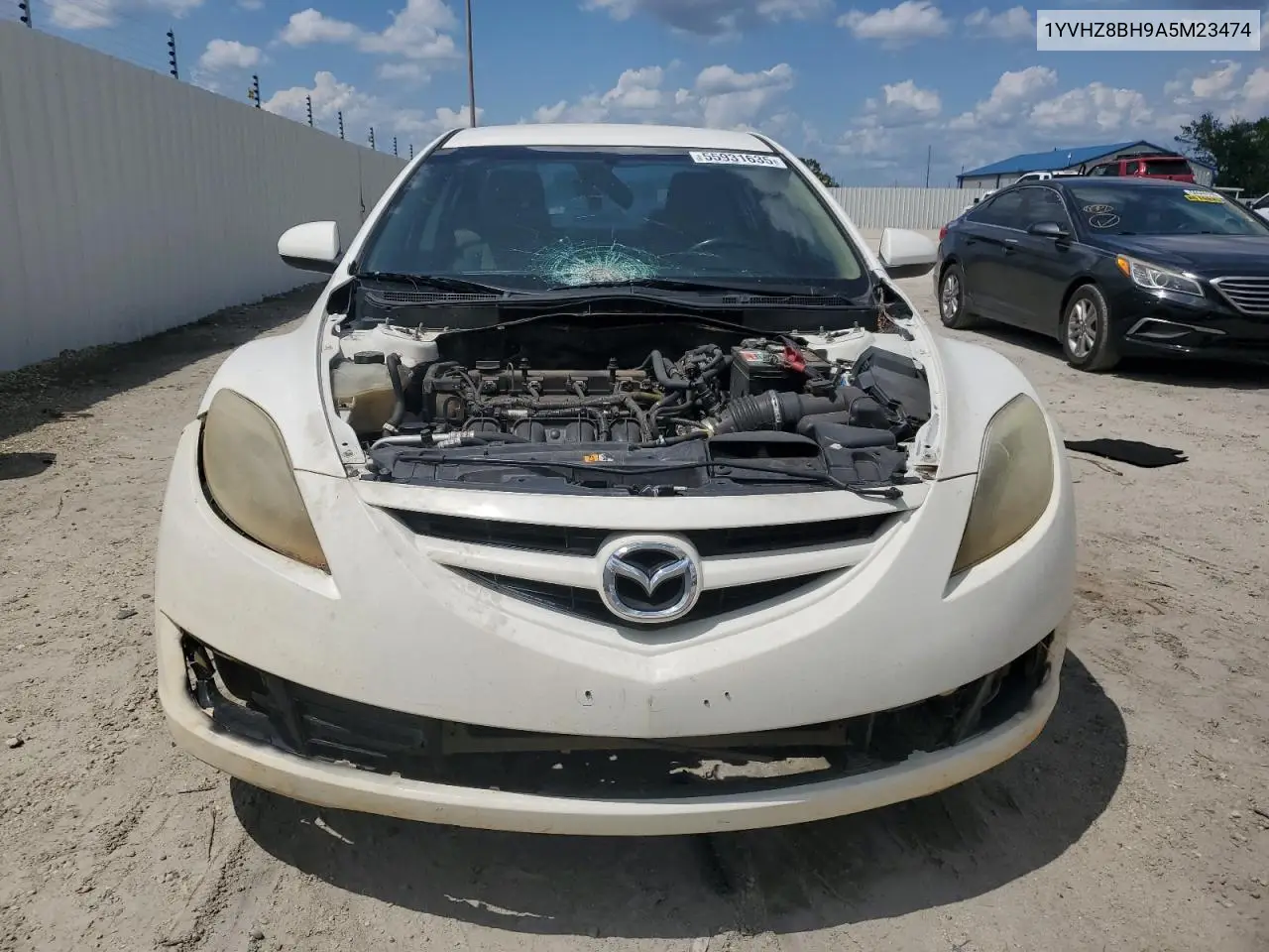 2010 Mazda 6 I VIN: 1YVHZ8BH9A5M23474 Lot: 55931635