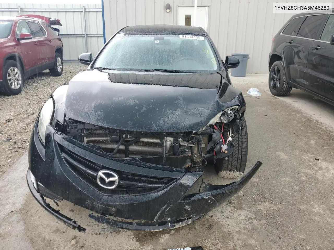 2010 Mazda 6 I VIN: 1YVHZ8CH3A5M46280 Lot: 61414135
