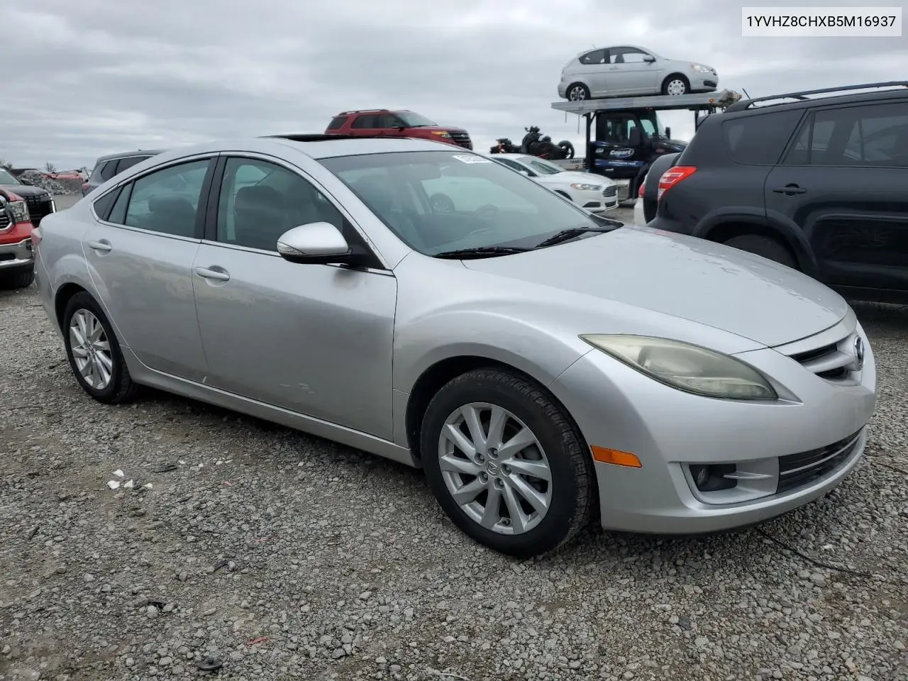 2011 Mazda 6 I VIN: 1YVHZ8CHXB5M16937 Lot: 51252265
