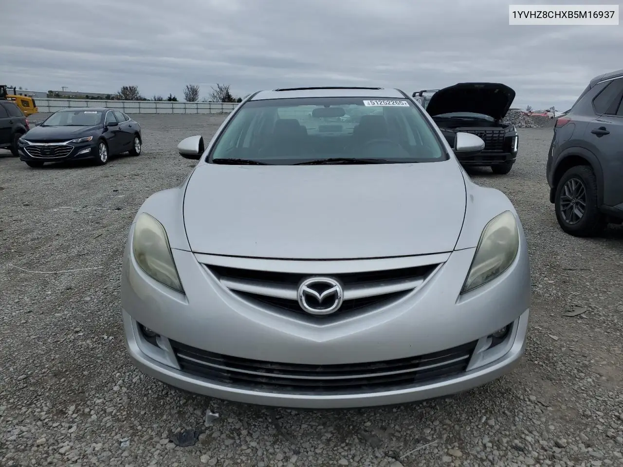 2011 Mazda 6 I VIN: 1YVHZ8CHXB5M16937 Lot: 51252265