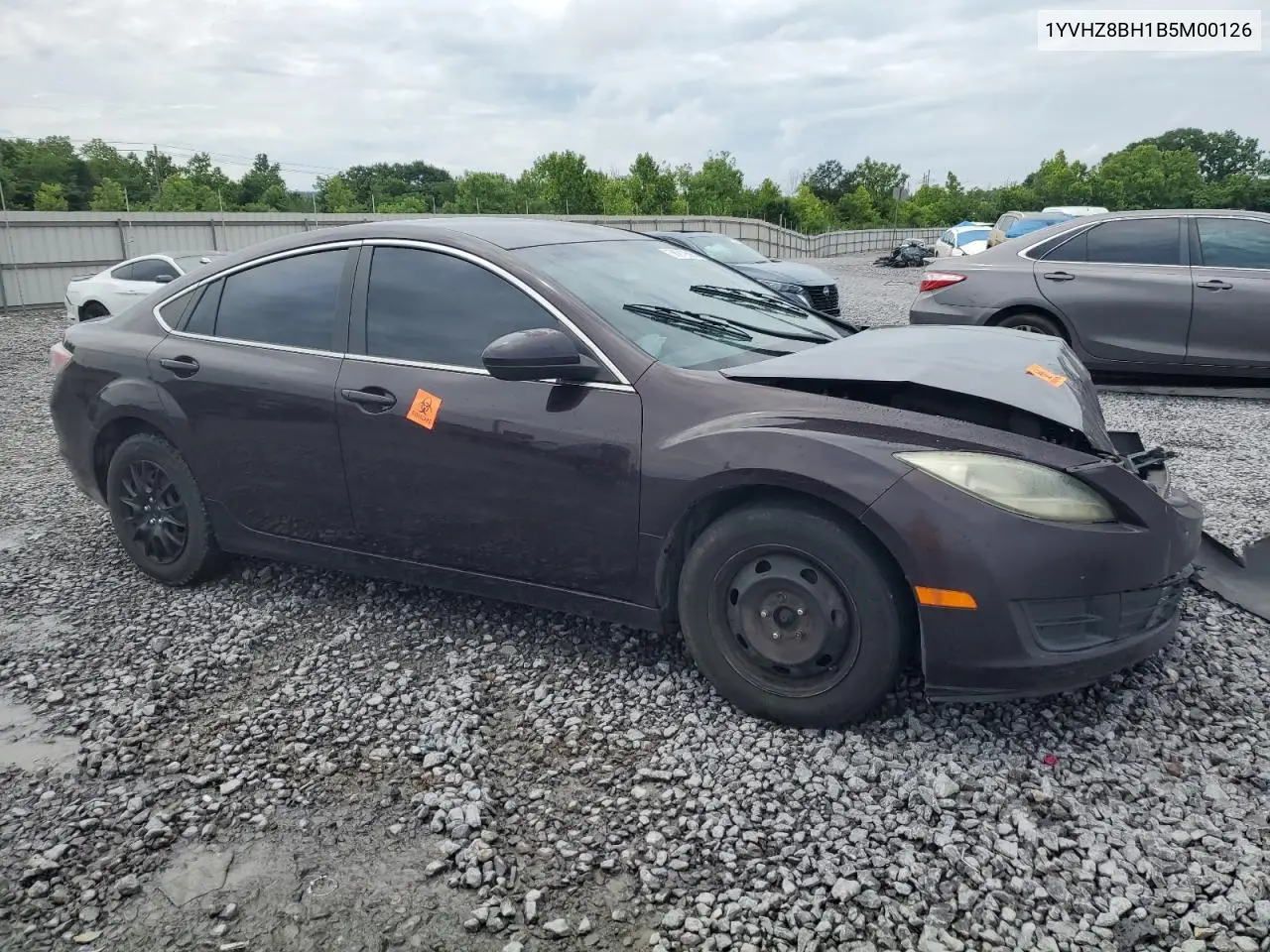 2011 Mazda 6 I VIN: 1YVHZ8BH1B5M00126 Lot: 56919565