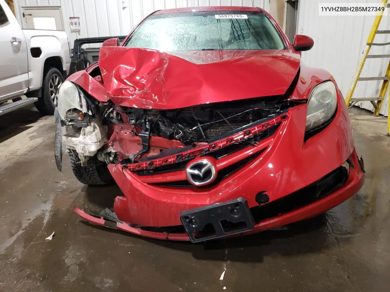 2011 Mazda 6 I VIN: 1YVHZ8BH2B5M27349 Lot: 56975765
