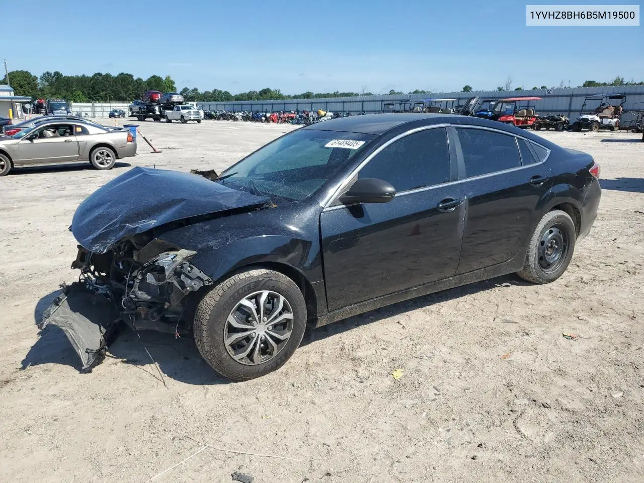 2011 Mazda 6 I VIN: 1YVHZ8BH6B5M19500 Lot: 61409405