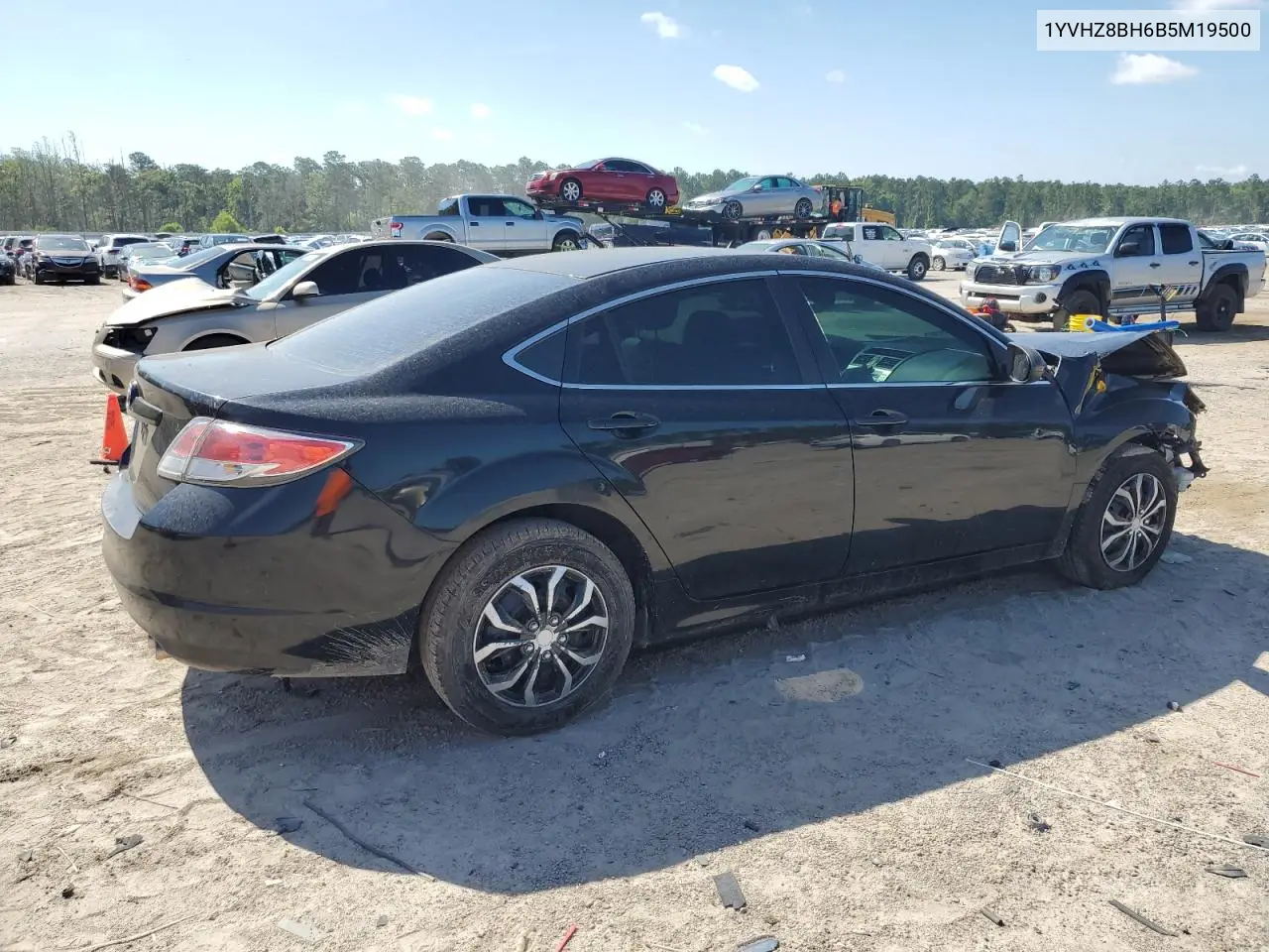 2011 Mazda 6 I VIN: 1YVHZ8BH6B5M19500 Lot: 61409405