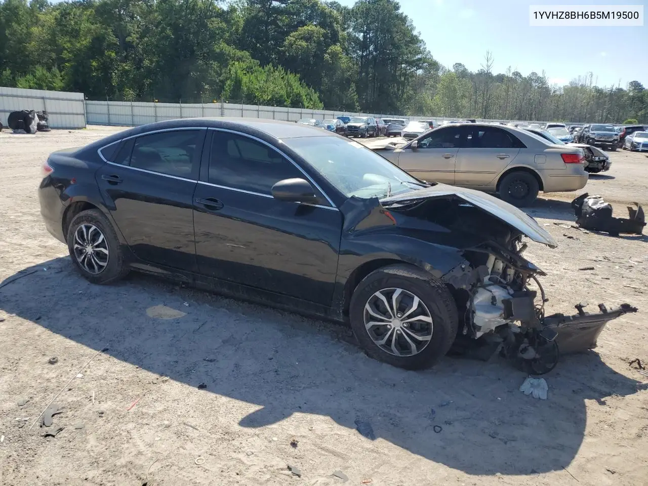 2011 Mazda 6 I VIN: 1YVHZ8BH6B5M19500 Lot: 61409405