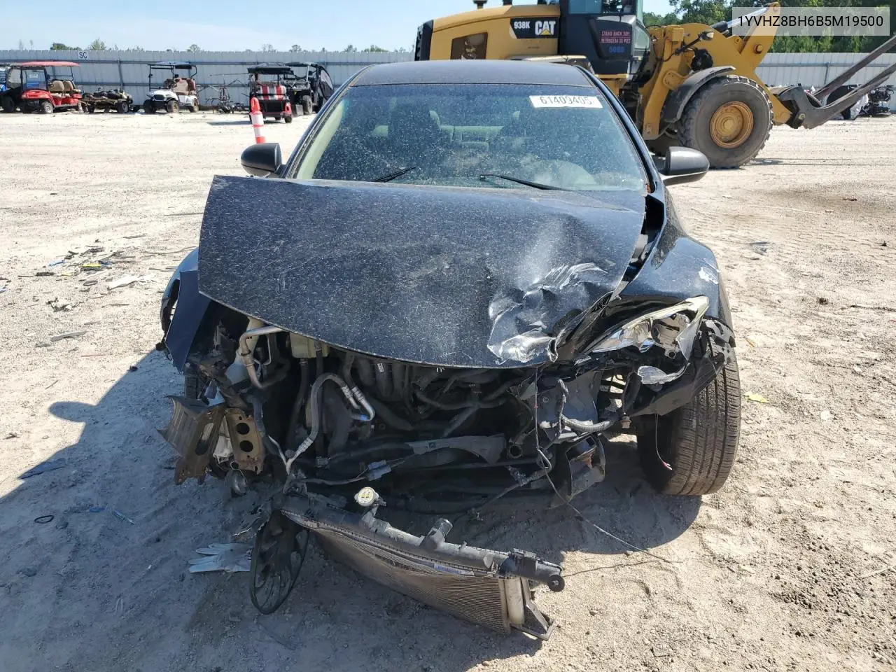 2011 Mazda 6 I VIN: 1YVHZ8BH6B5M19500 Lot: 61409405