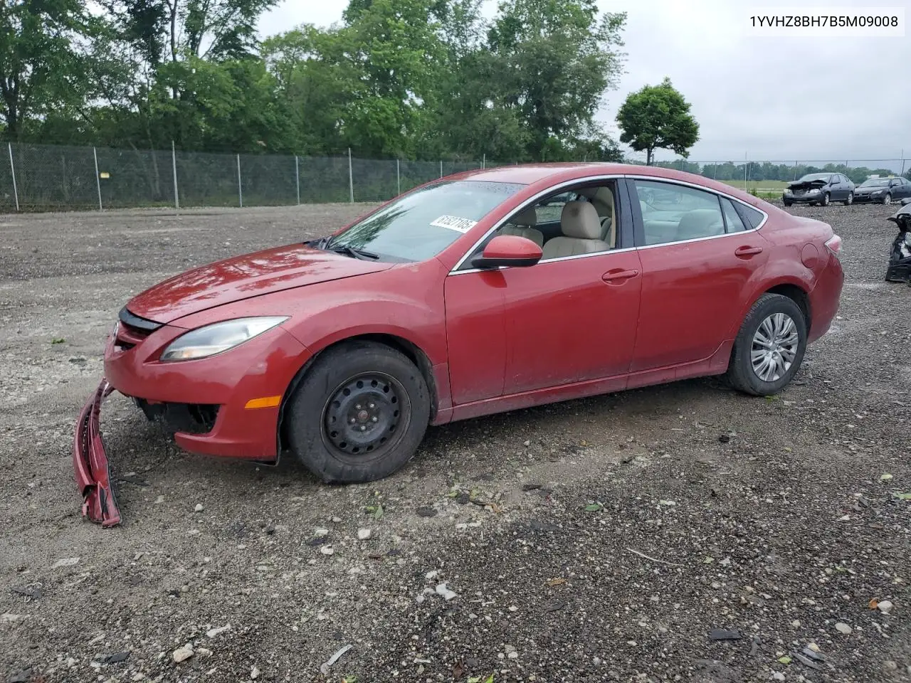 2011 Mazda 6 I VIN: 1YVHZ8BH7B5M09008 Lot: 61527105
