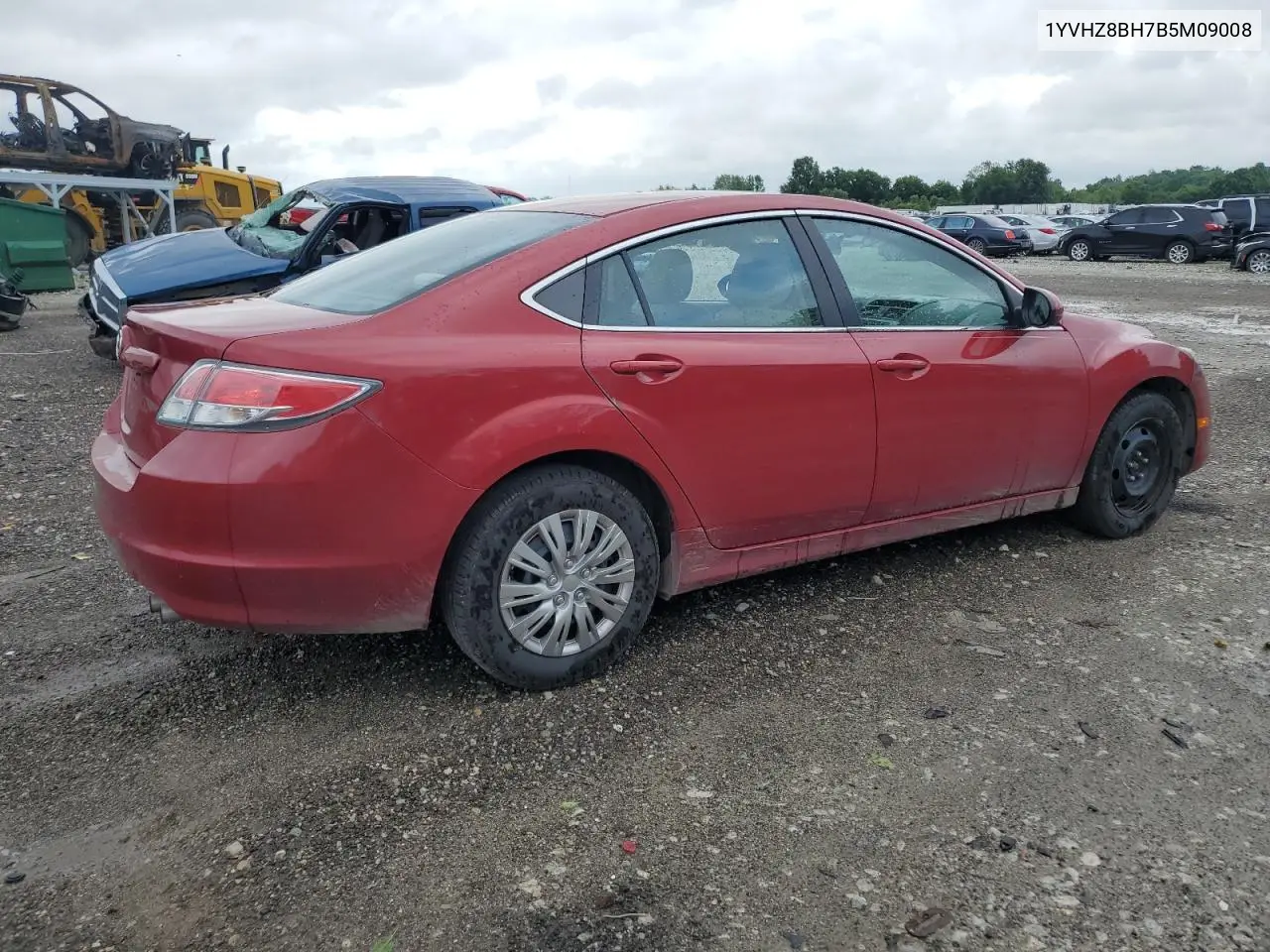 2011 Mazda 6 I VIN: 1YVHZ8BH7B5M09008 Lot: 61527105