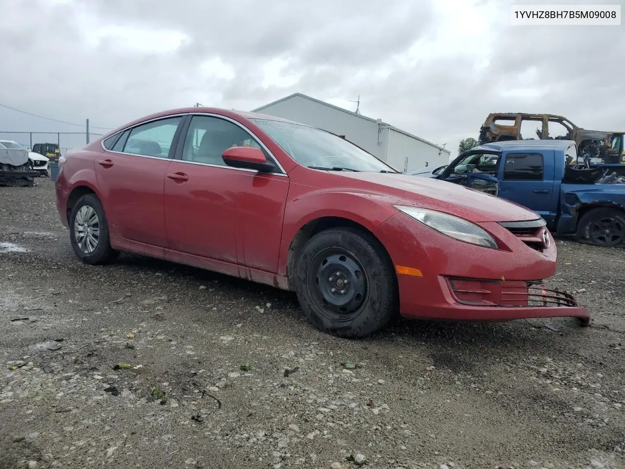 2011 Mazda 6 I VIN: 1YVHZ8BH7B5M09008 Lot: 61527105