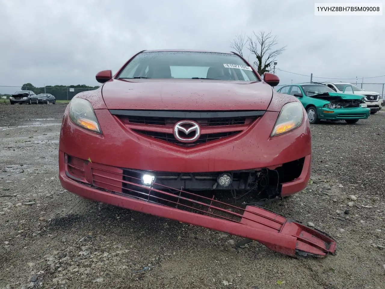 2011 Mazda 6 I VIN: 1YVHZ8BH7B5M09008 Lot: 61527105
