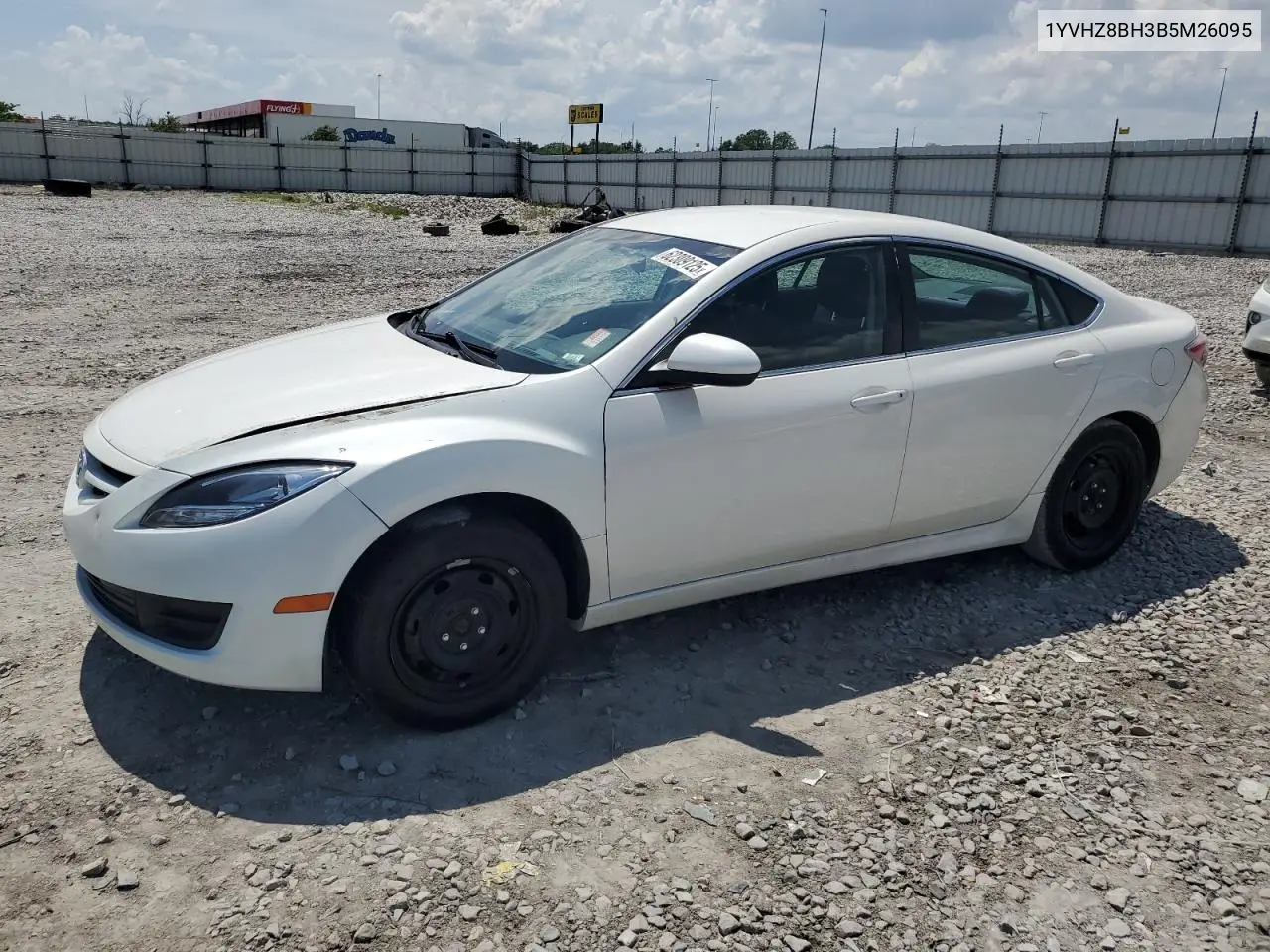 2011 Mazda 6 I VIN: 1YVHZ8BH3B5M26095 Lot: 62309125